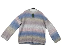 Wild Fable Women's Crewneck Oversized Boucle Pullover Holiday Sweater - MEDIUM