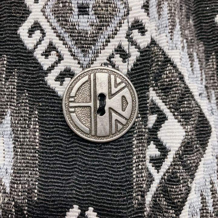 Native Jacket Blouson White Black Pattern Indian … - image 8