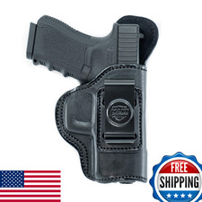 Maxx Carry IWB Leather Holster for Glock 19 Gen 5, 20, 21, 30/S, 45 | S&W SD9VE