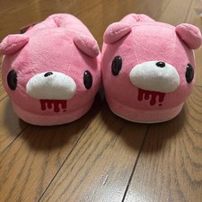 Gloomy Bear Plush Slippers Pink CGP-245 Rare Official Chax GP w/tag