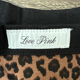 Pink By Victoria&rsquo;s Secret, Small Leopard Love, Pink Thong Panties