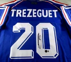 David Trezeguet / Autographed Team France Official Adidas Soccer Jersey / BAS
