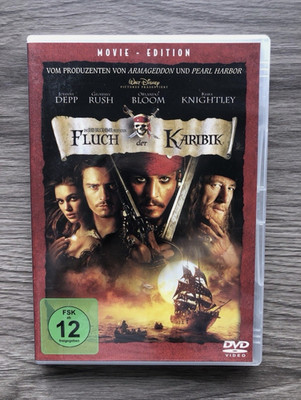 Buena Vista Disney Fluch der Karibik DVD Johnny Depp FSK 12 Action Widescreen
