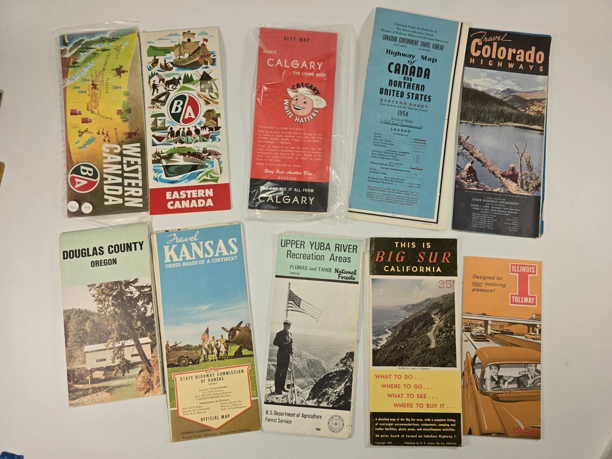 1950 Collectible Maps for sale | eBay