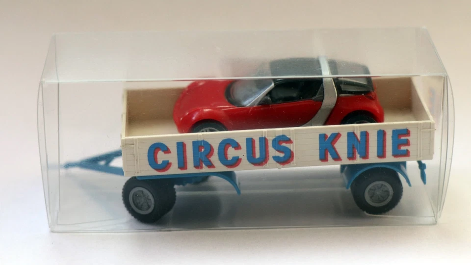 Brekina - Circus Knie - 2 Achs Anhänger - B CH 58 - Sondermodell Schweiz - 1:87 - Bild 1 von 1