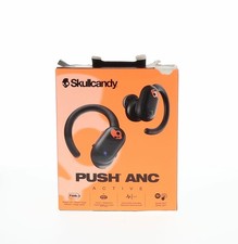 Skullcandy Push ANC True Wireless Bluetooth Noise Cancelling, Black Orange