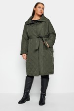 Evans Quilted Lightweight Longline Jacket