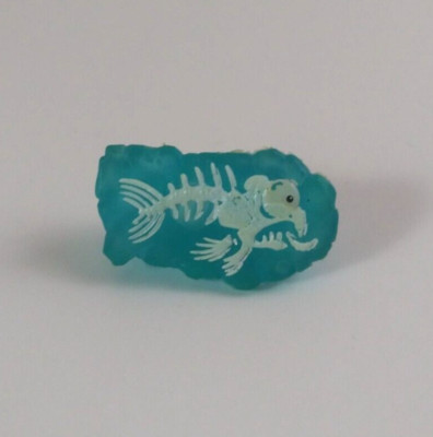 Zuru Smashers Series 3 Dino Ice Age Volcano Surprise Blue Fossil Fish Rare