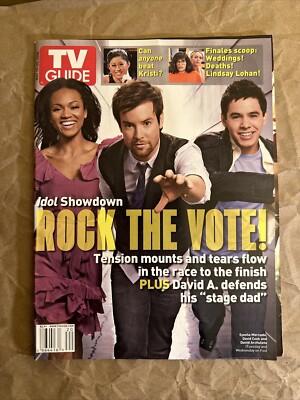TV Guide Magazine May 19-25, 2008 Idol Showdown