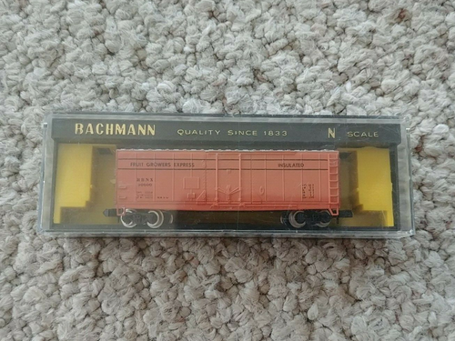 Vintage Bachmann Spur N 41' mechanischer Kühlwagen Obstbauer Express #5005 - Bild 5 von 6
