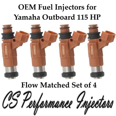 Oem Bosch Marine Fuel Injectors 4 Inp771 Cdh210 For Yamaha