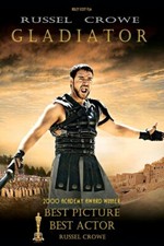 Poster Manifesto Locandina Cinema Stampa Vintage Film Il Gladiatore Russel Crowe