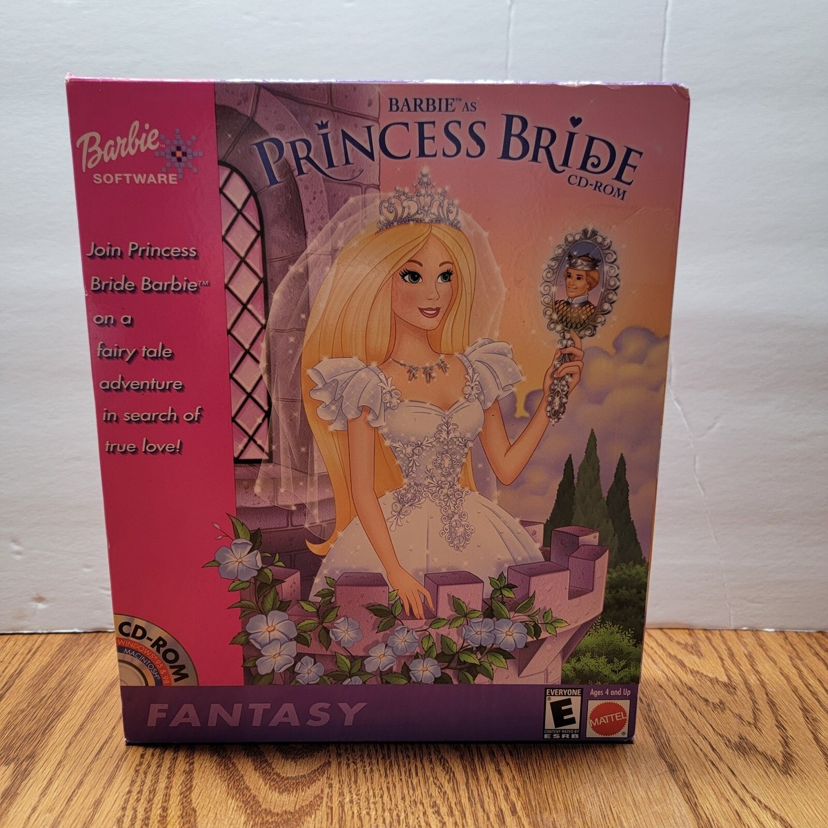 NEW Barbie as Princess Bride CD-ROM, Windows/Mac, 2000 Mattel NEW
