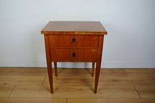 Comodino IN Stile Biedermeier Di Legno di Ciliegio
