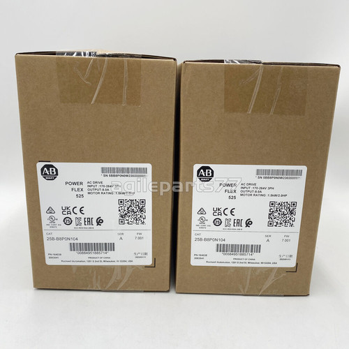 240 VAC 3 Phasen 25B-B8P0N104/A Allen-Bradley 25BB8P0N104 PowerFlex 525 AC Antrieb - Bild 4 von 6