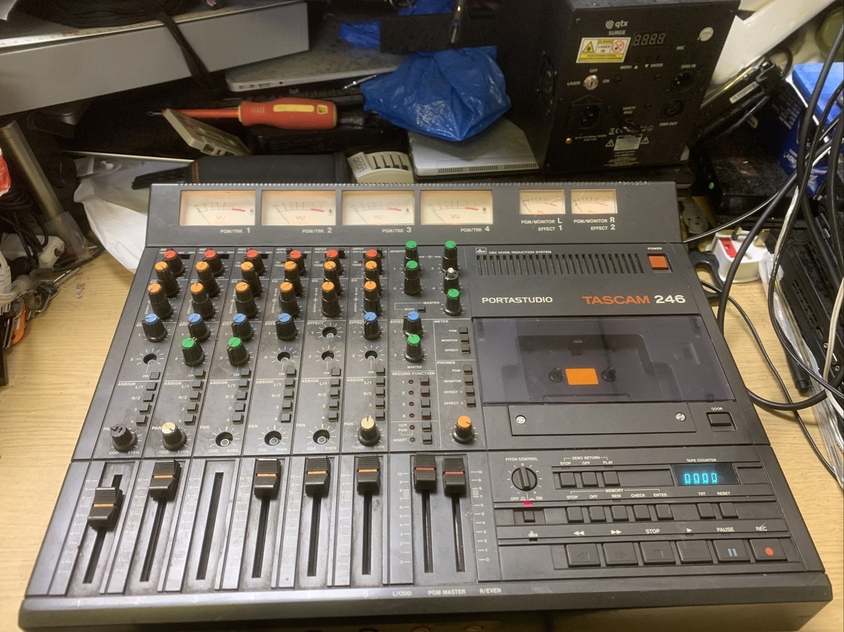 TASCAM 246 portastudio multi-track recorder - 100% Not Fully
