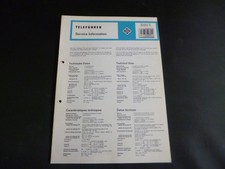 Original Service Manual Telefunken  Mischpult TR Mischpult TS