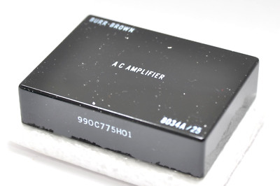 MIL spec AC Amplifier by Burr-Brown type 8034A/25, Linear Microcircuit, NOS