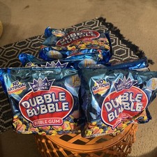 Lot Of 7 America's Original Double Dubble Bubble Bubble Gum 1 Lb Bags
