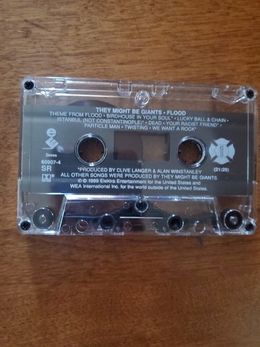 Flood by They Might Be Giants Cassette Tape 1989 Elektra - Picture 3 of 7