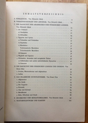 DIE KUNST DES ISLAM BOOK, GLUCK and DIEZ, ISLAMIC ART, TURKEY EGYPT PERSIA, 1925 - Picture 4 of 10