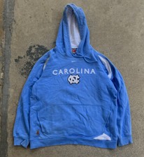 VTG Nike Team UNC Carolina Tarheels Center Swoosh Sweatshirt Hoodie XL