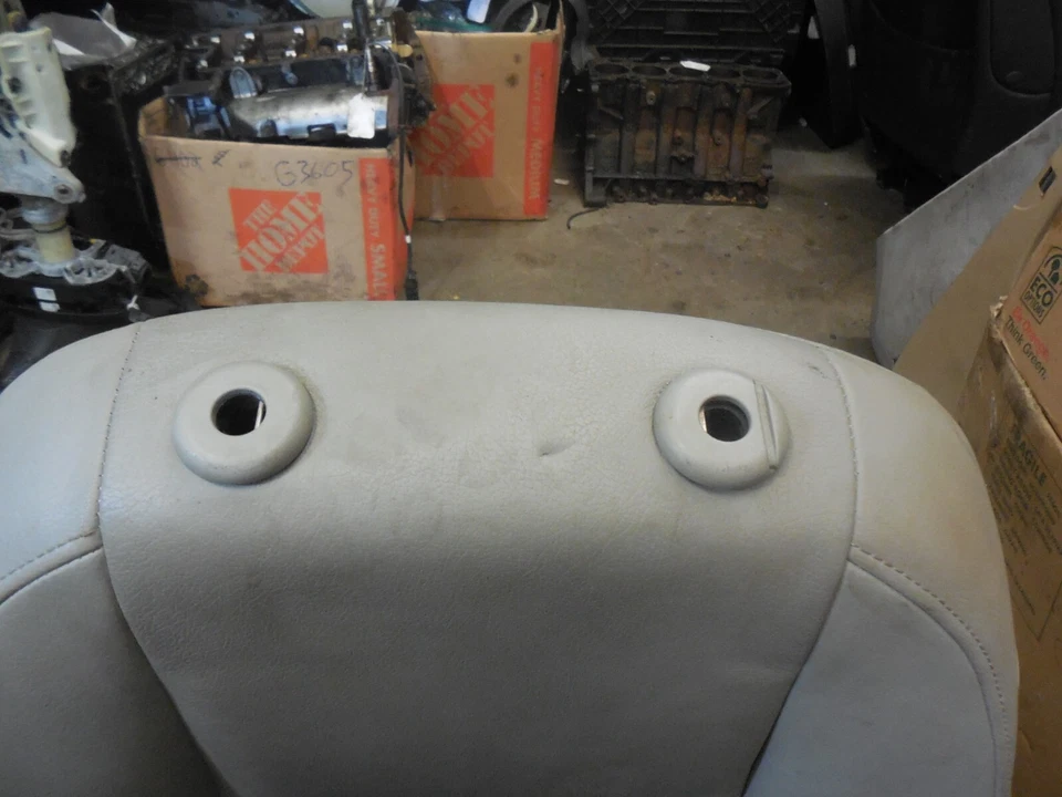 Audi A3, A3 Quattro 2006 2007 2008 asiento superior delantero izquierdo respaldo cojín gris Foto 4 de 4