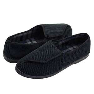 mens house shoes wide width