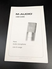 M-Audio Nova Studio Microphone Manual/User Guide Only