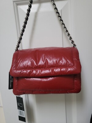 NWT MARC JACOBS Mini Pillow Bag IN Cranberry Missing