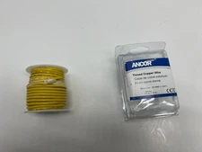 Qty of 4 Ancor Tinned Copper Wire, 183003 16 AWG (1mm), Yellow 25ft Multi Strand