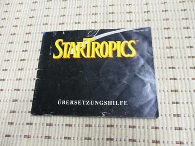 Star Tropics Spielanleitung / Anleitung Nintendo NES ##