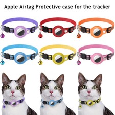 Pet Airtag Tracker Protective Sleeve Collar Dog Training Anti-lost Adjustable