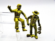 Vintage Marx Roy Rogers Play Set 2 Cowboys 2" tall