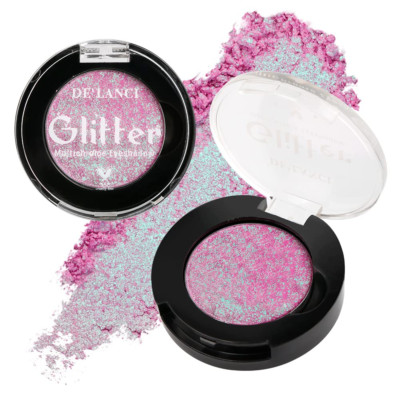Chamäleon-Effekt: Multichromer Glitter Lidschatten für Metallic Augen Makeup