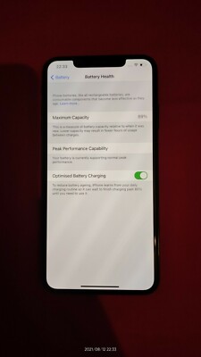 Apple iPhone XS Max - 256GB - Schwarz (Ohne Simlock) A2101 (GSM)