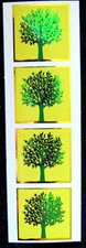Mrs Grossman Vintage 2x6 inch 'Summer Tree' Sticker Sheet (Retired)