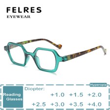 Men Women Classic Square Full Frame Reading Glasses Clear Lens Presbyopic Glasse
