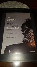 Rod Stewart Downtown Train Rare Original Radio Promo Poster Ad Framed! #3