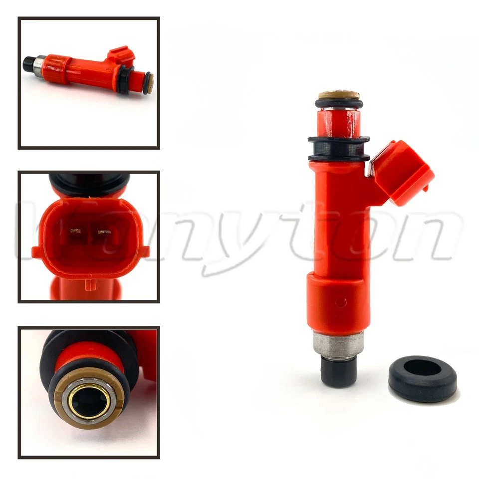 4Pcs Dens Fuel Injectors for 1989-1992 Toyota Corolla 1.6L I4 1990 1991 1.6 - Imagem 2 de 4