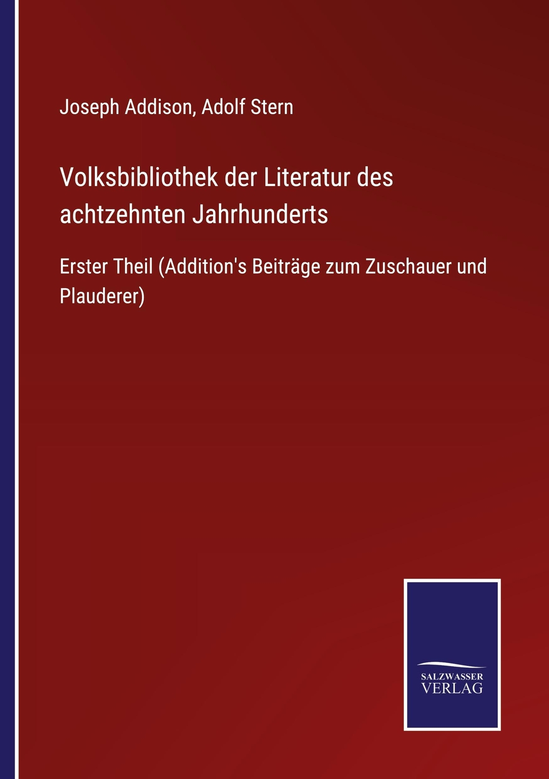 Volksbibliothek Der Literatur Des Achtzehnten Jahrhunderts, Joseph