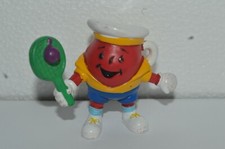 Kraft Cool Aid PVC Figurine Tennis Player Original Vintage 1980's Mail Away