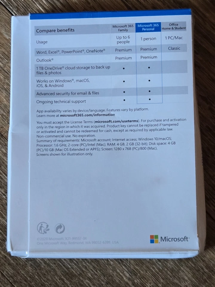 Microsoft Office 365 Personal 1 Year Subscription For 1 User North America ONLY! - Image 2 of 3