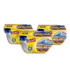 GladWare Family Size Food Storage Containers, XL |  Assorted Styles , Sizes 