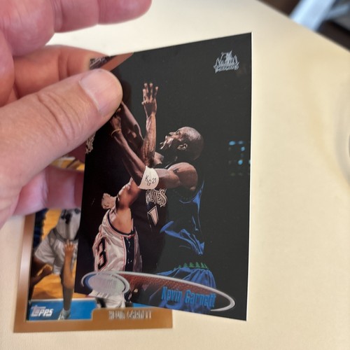 Kevin Garnett - 1998-99 Topps Stadium Club #15 AND Topps #125 - Timberwolves - Picture 4 of 7