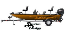 Orange Northern Pike Bait Boat Wrap Vinyl Graphic Decal Kit Fish Bass Fishing Us Orange Northern Pike Bait Boat Wrap Vinyl Graphic Decal Kit Fish Bass Fishing Us