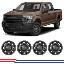 4PCS 17" Snap On Wheel Covers Rim Skins Hub Caps For 2010-2025 Ford F-150 XL