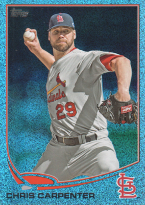 2013 Topps Silver Slate Blue Sparkle Wrapper Redemption #631 Chris