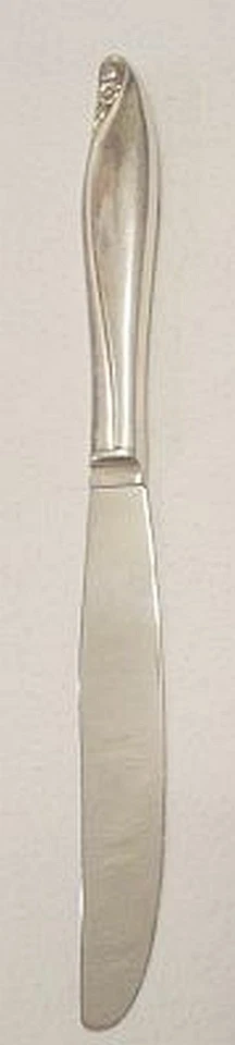 Cuchillos de cena Rogers FLOWERTIME 1963 8 HH en caja de madera Mid Century Mod Foto 3 de 4