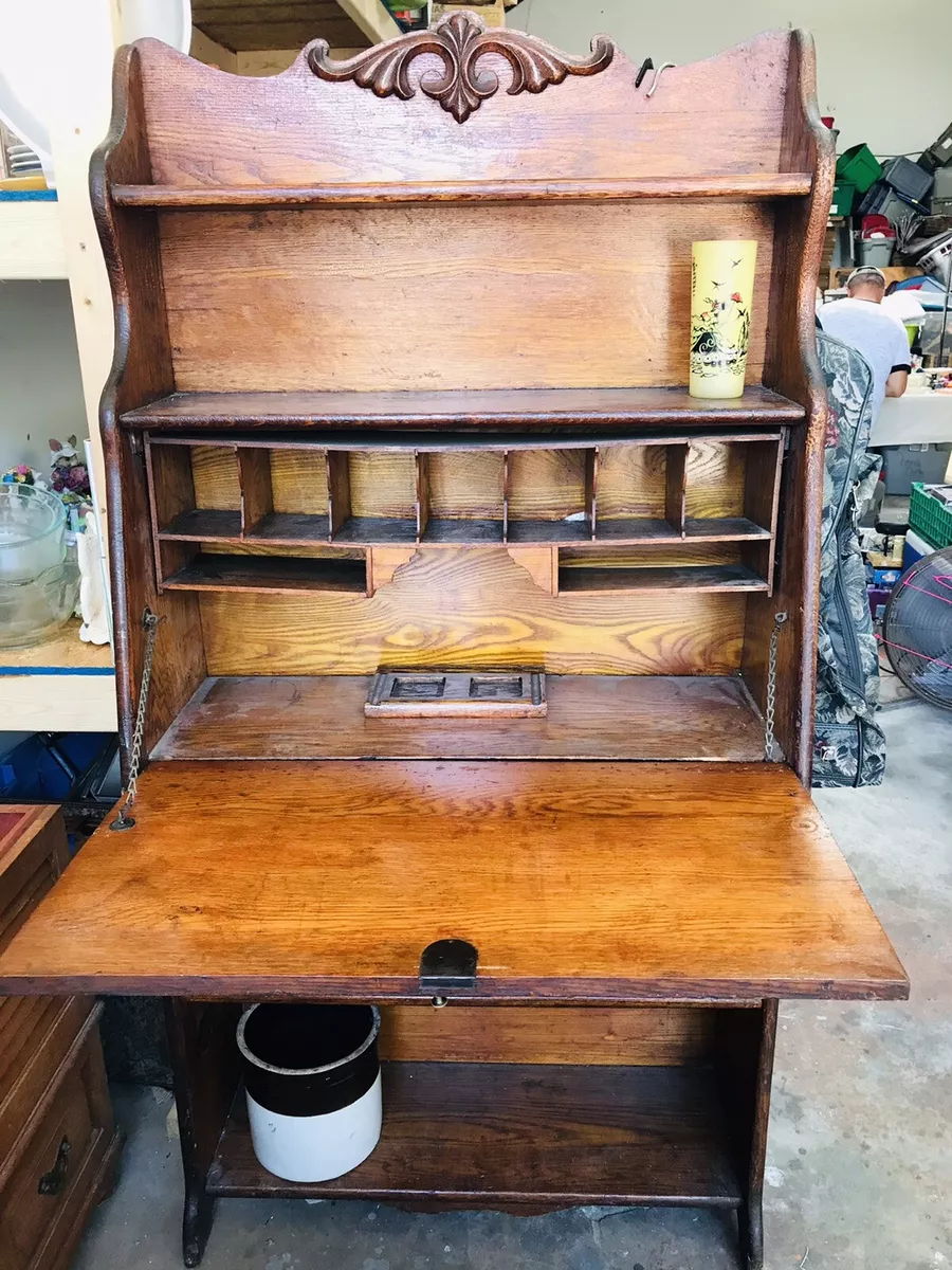 Used secretary desk with hutch deals